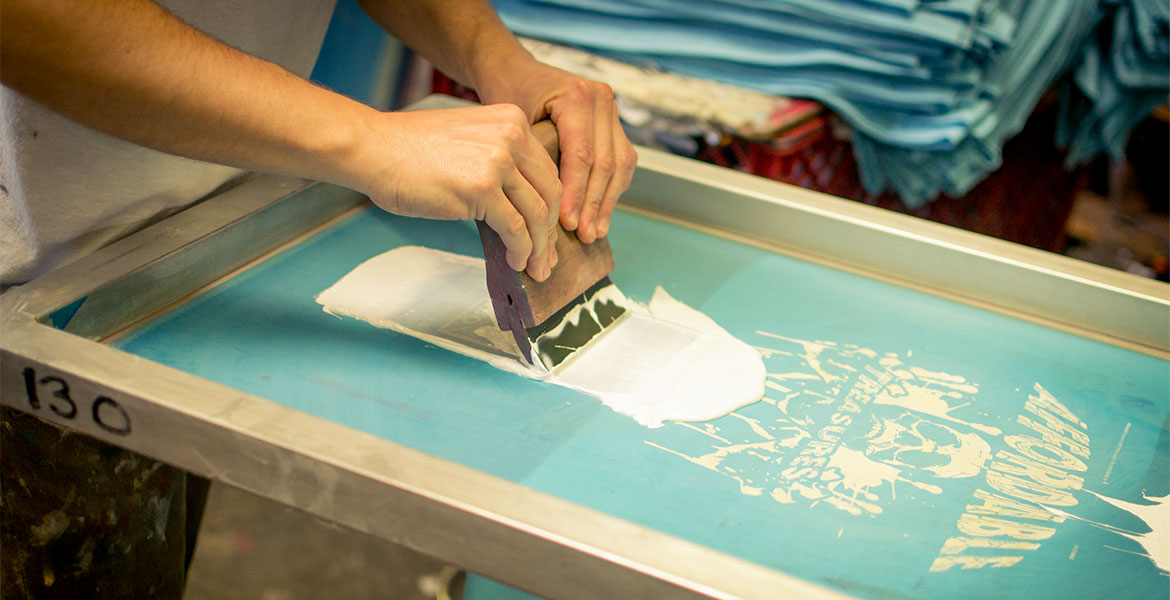 How to screen print opaque white without a screen printing oven or heat press.