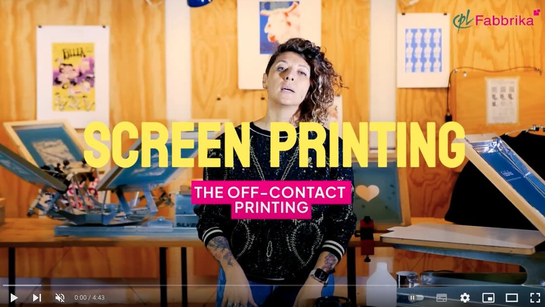 Screen Printing The Off-Contact Printing